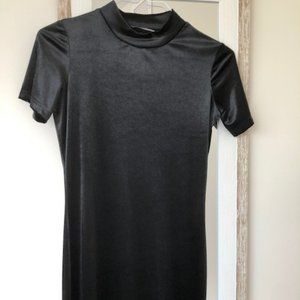 Black Velvet Mini Dress